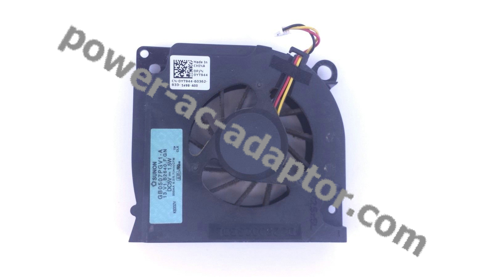 Dell Latitude D630 CPU Cooling Fan YT944 0YT944 - Click Image to Close
